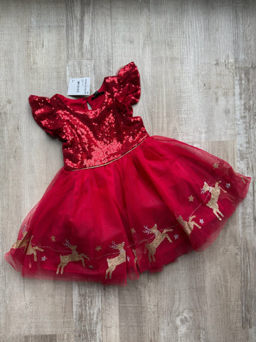 Zunie Red Tulle Dress - NEW