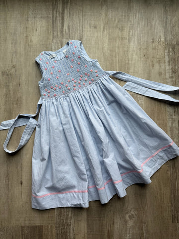 Carriage Boutique Blue Smocked Dress