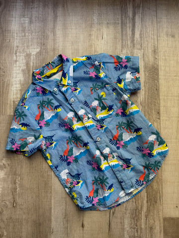 Boden Dino Button Down