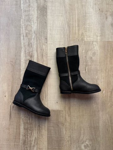 Janie & Jack Black Boots