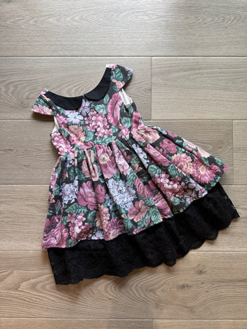 Pleiades Floral  Vintage Dress