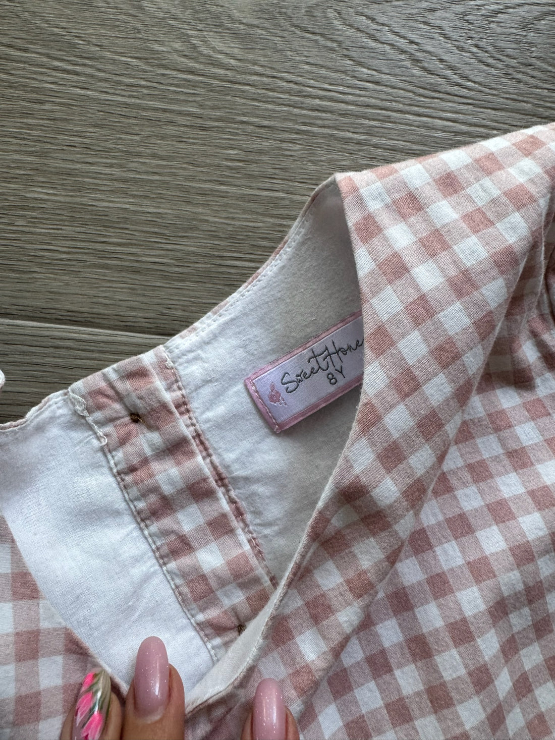 Sweethoney Pink Checkered Tunic