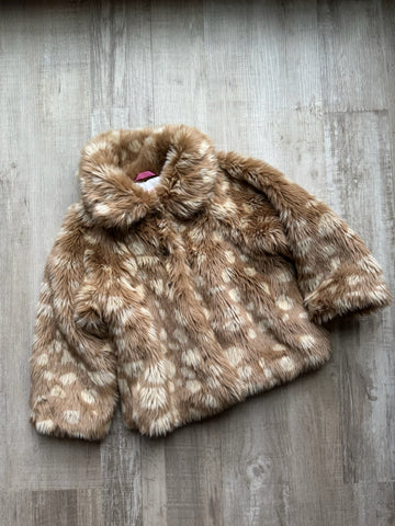 Ruby & Bloom Brown Fur Coat