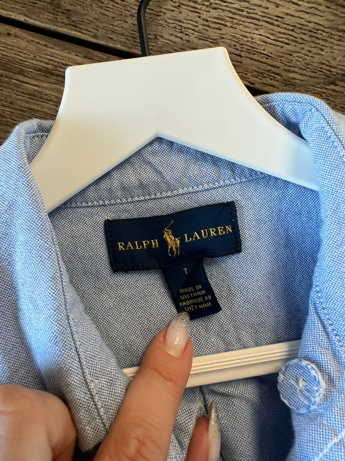 Ralph Lauren Blue Button Down