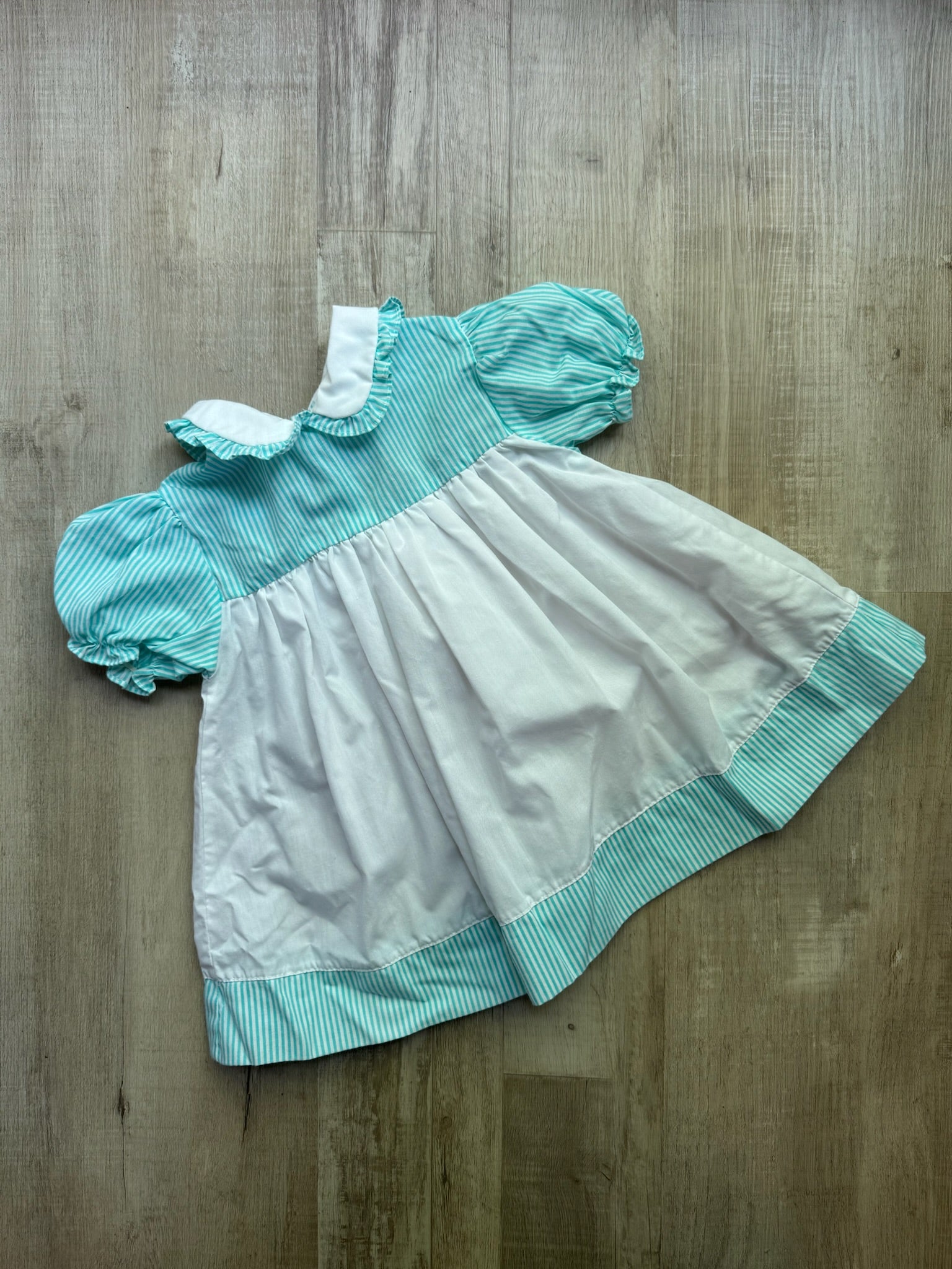 Vintage Blue & White Dress