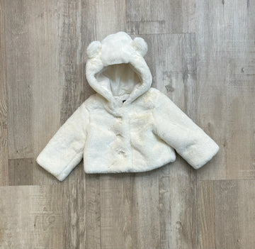 Baby Gap White Fur Jacket