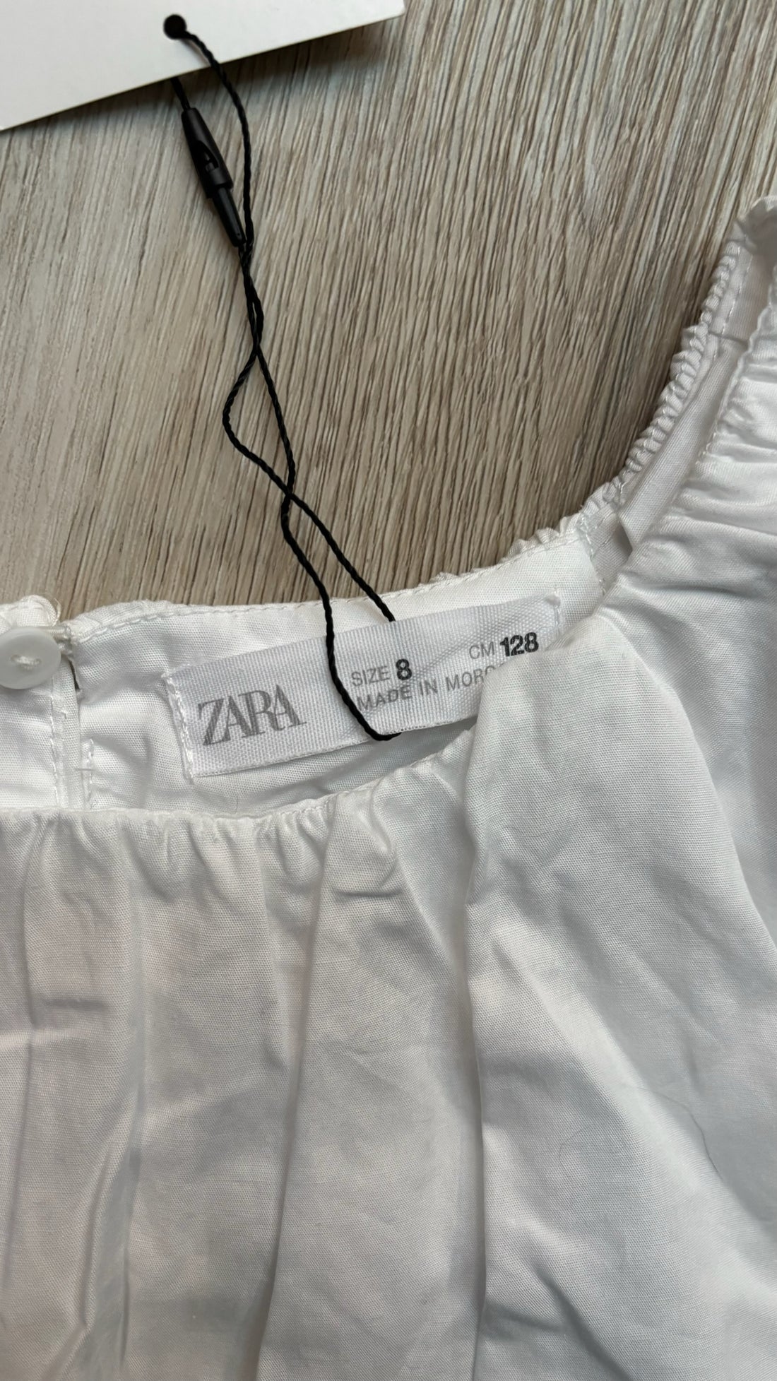 Zara White Crop Top - NEW