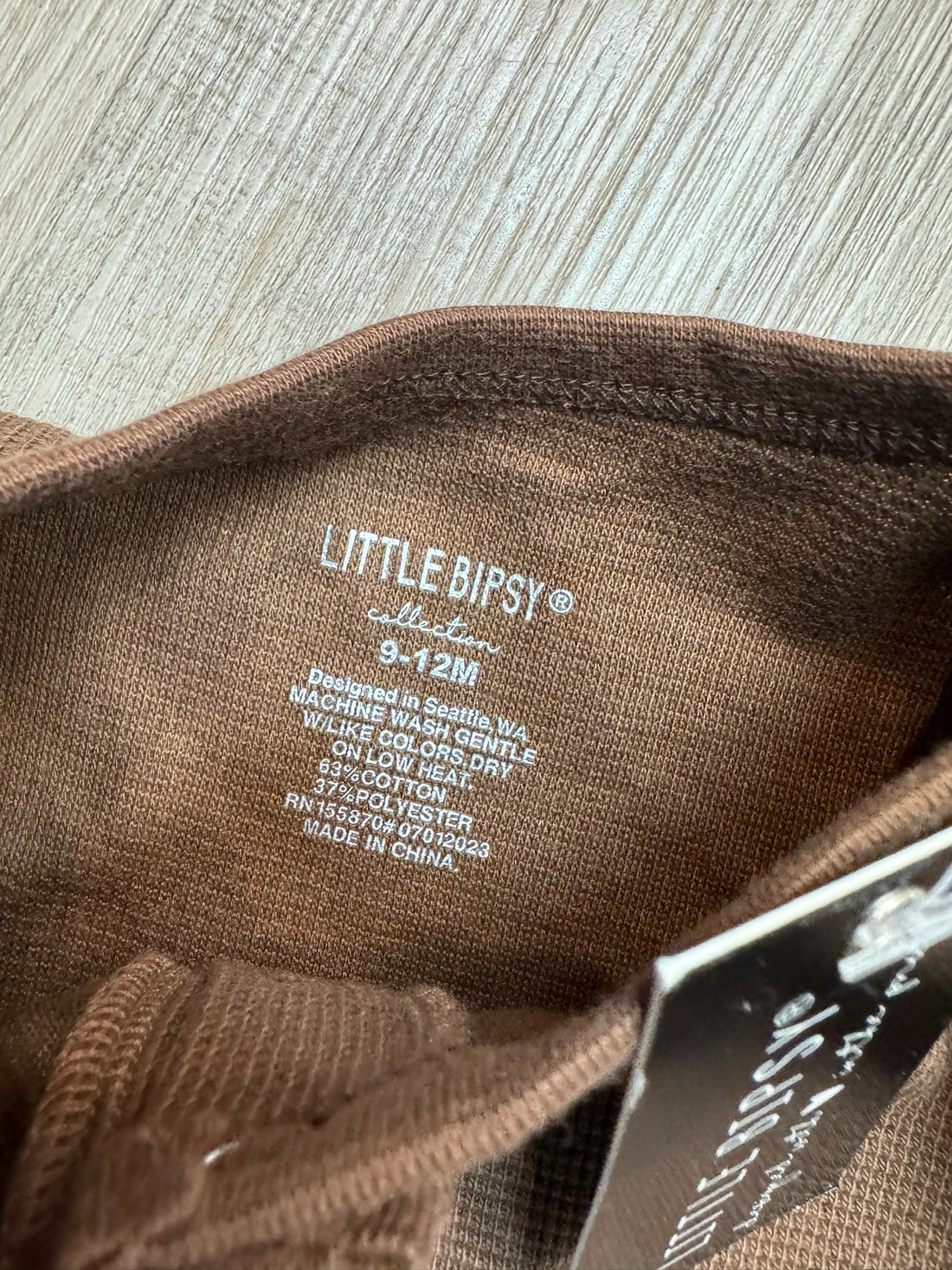 Little Bipsy Brown Romper - NEW