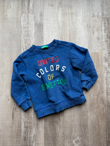 United Colors of Benetton Blue Pullover