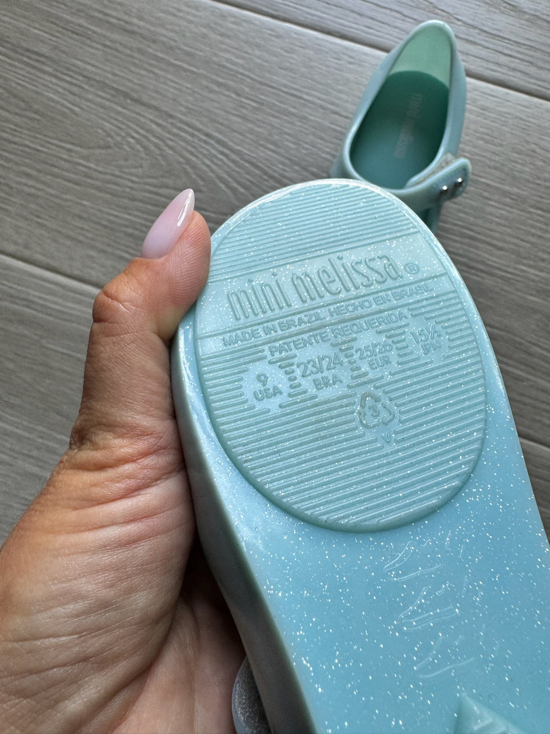 Mini Melissa Blue Mary Jane’s