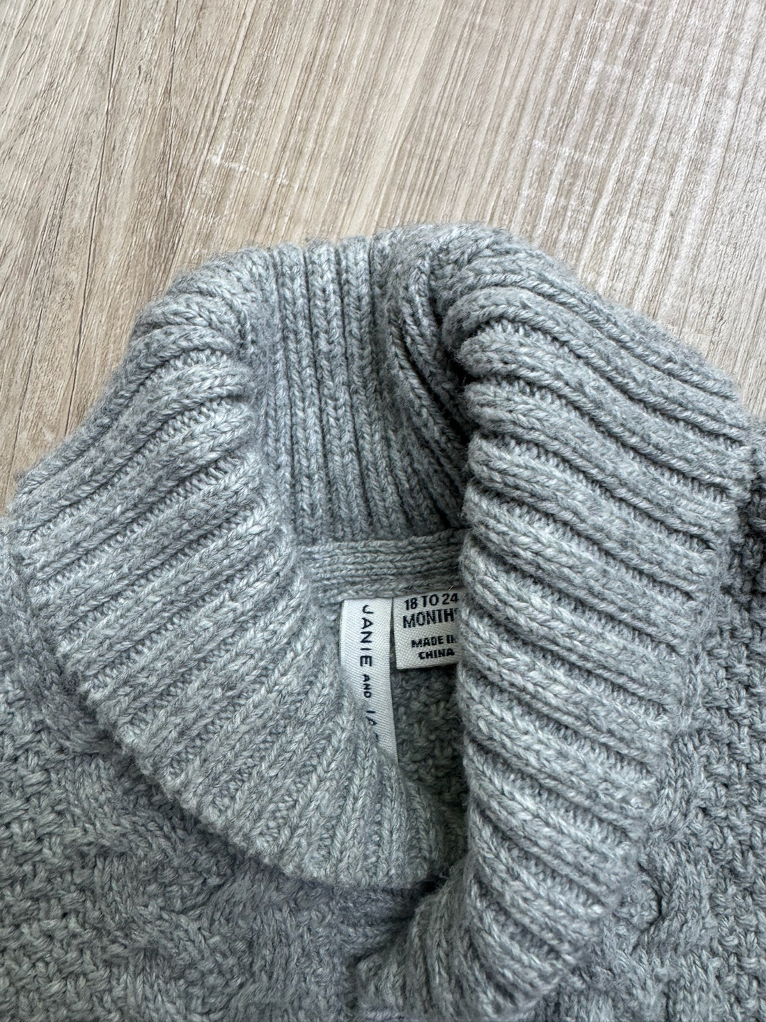 Janie & Jack Grey Cardigan