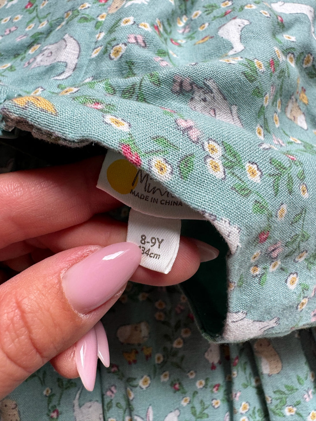 Boden Blue Linen Bunny Dress - NEW