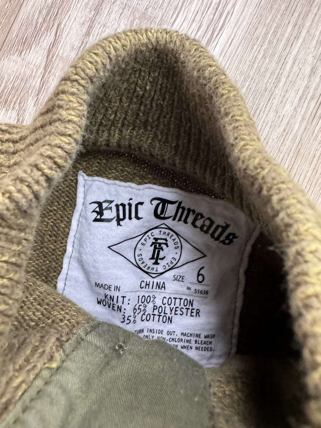 Epic Threads Green Pullover