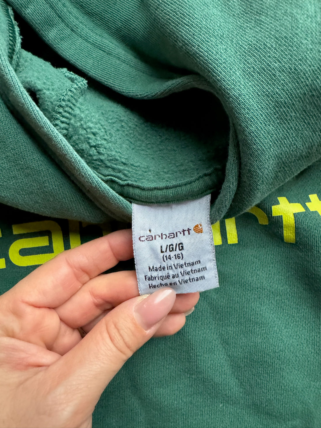 Carhartt Green Hoodie
