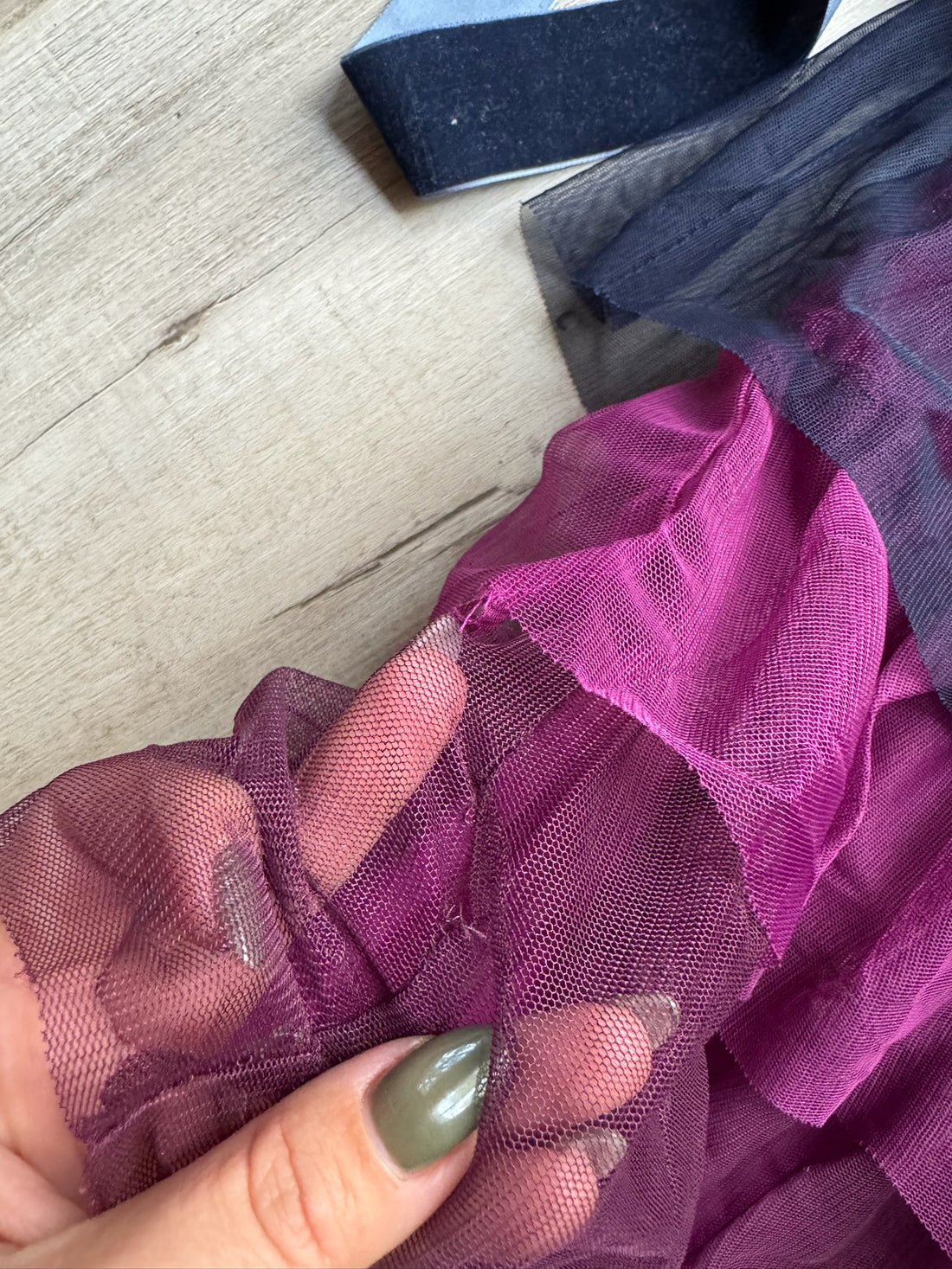 Mini Boden Purple Cat Tulle Dress - AS IS