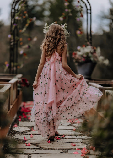 Pleiades Pink Floral Dress