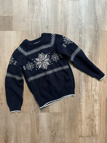 Gymboree Navy Snowflake Sweater