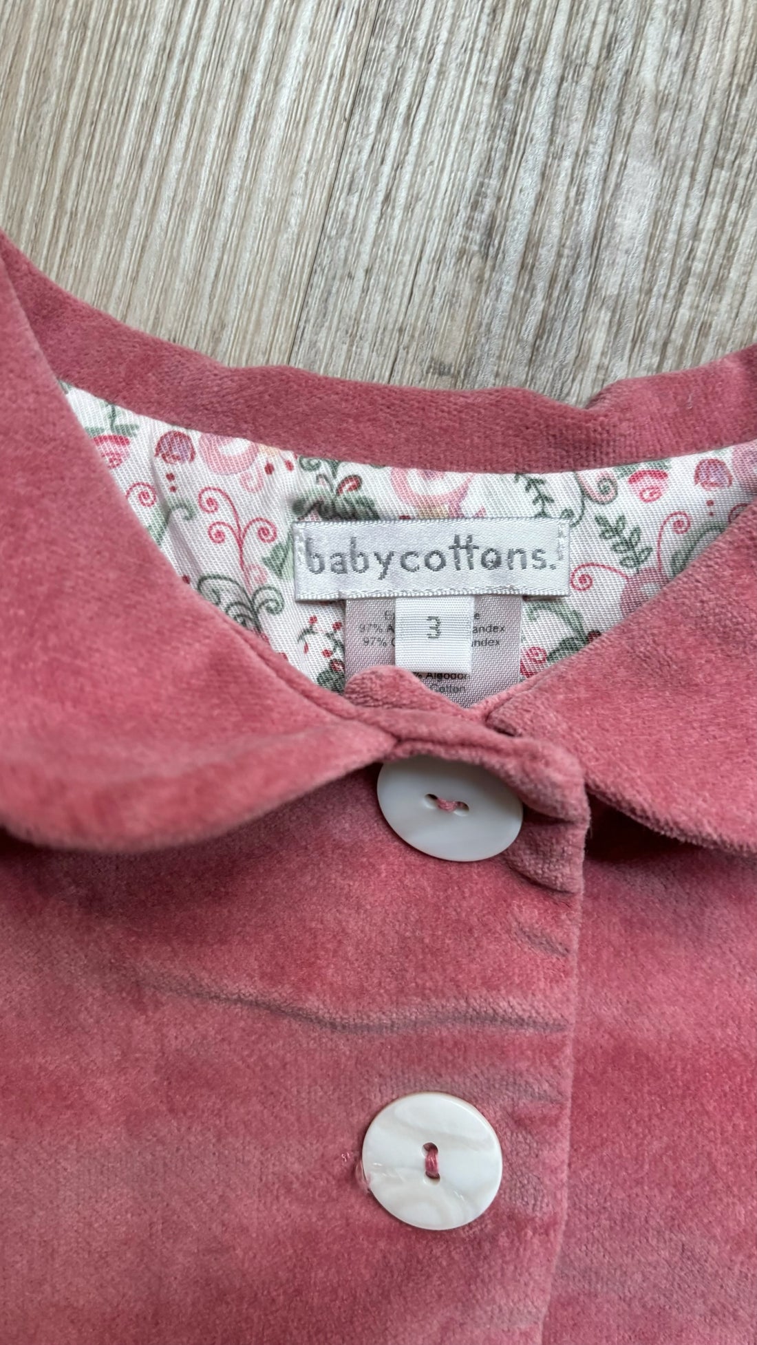 Baby Cottons Pink Jacket
