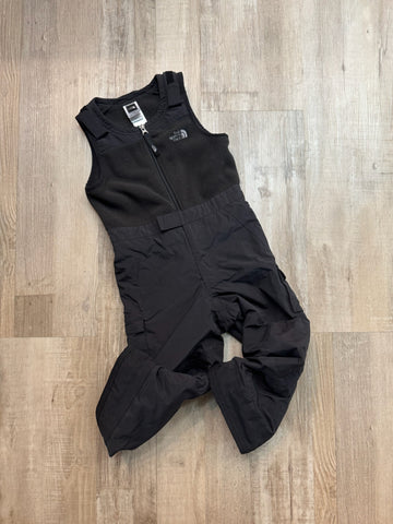 North Face Black Snow Bibs