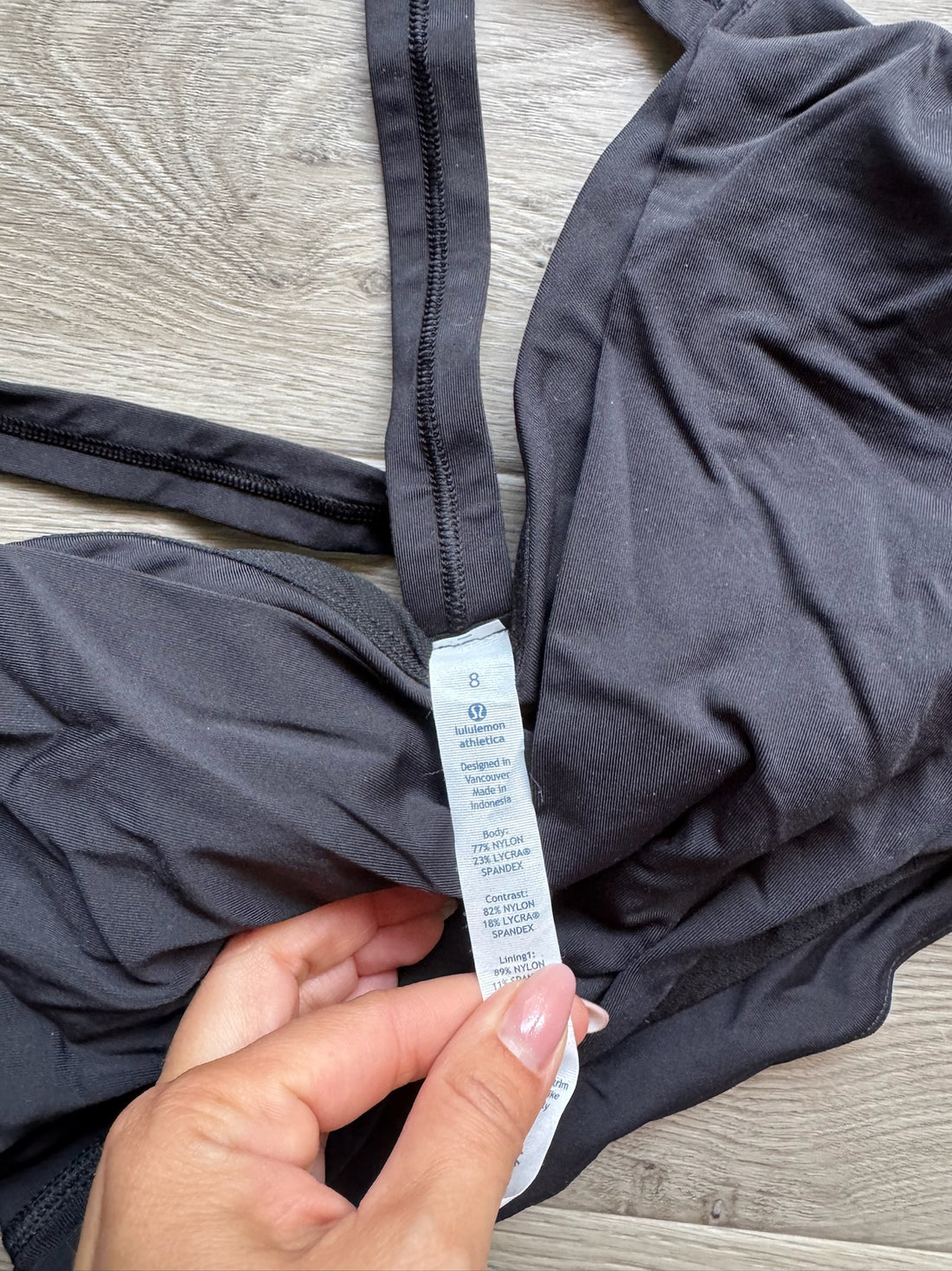 Lulu Black Sports Bra
