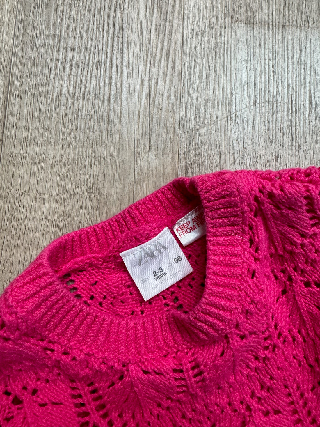 Zara Pink Knit Sweater