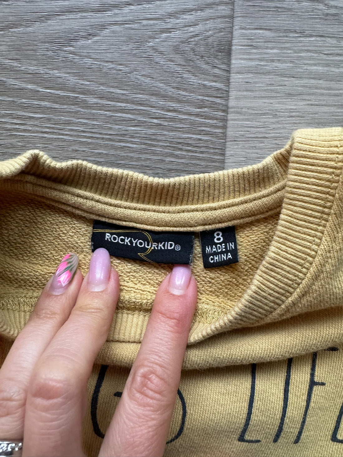 Rockyourkid Yellow Pug Pullover