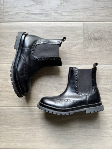 Zara Black Leather Boots