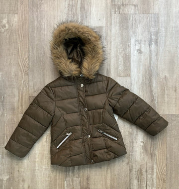 Zara Brown Puffer Coat