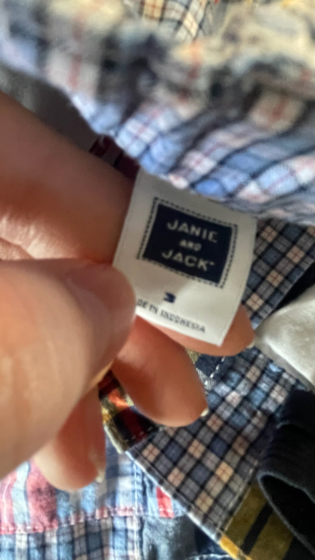 Janie & Jack Plaid Shorts