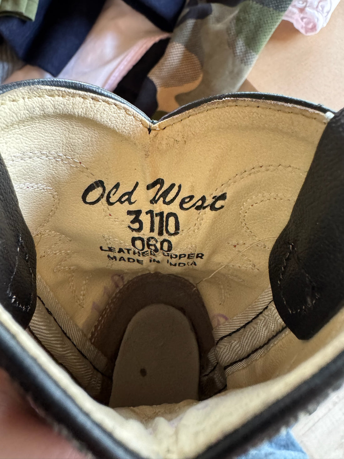 Old West Black Boots