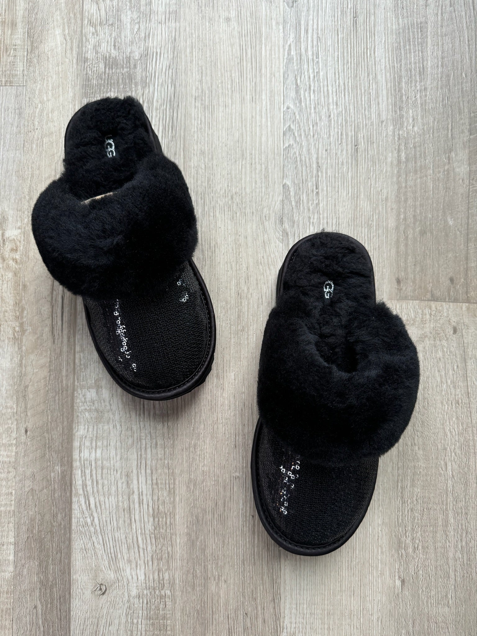 UGG Black Slippers - NEW