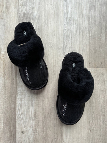 UGG Black Slippers - NEW