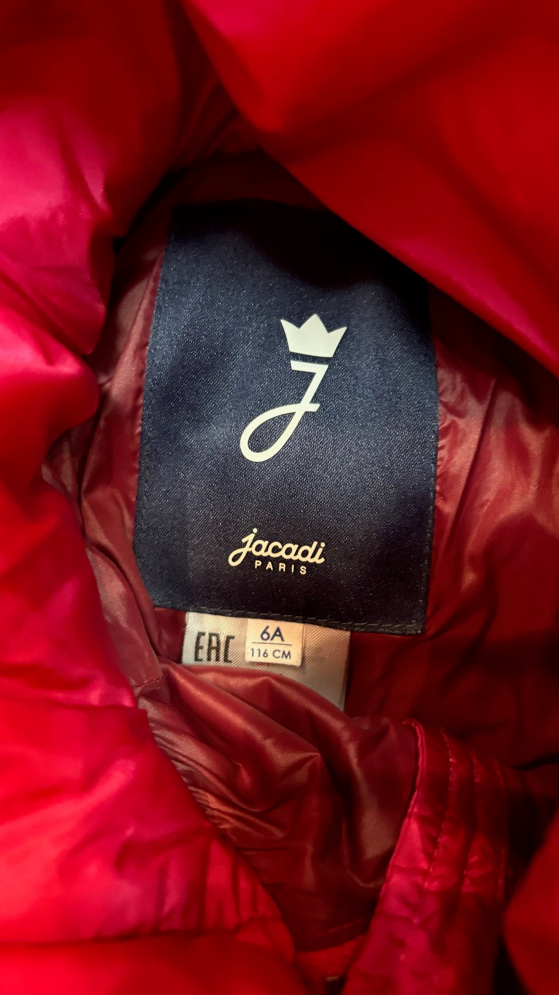 Jacadi Hot Pink Puffer Coat