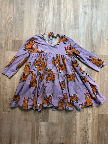 Kukukid Purple Llama Dress - AS IS