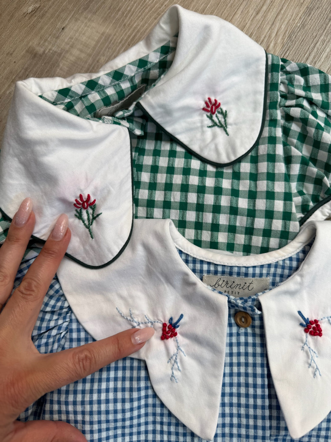 Birinit Plaid Blouse AS IS