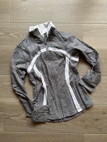Lulu Heathered Grey Jacket