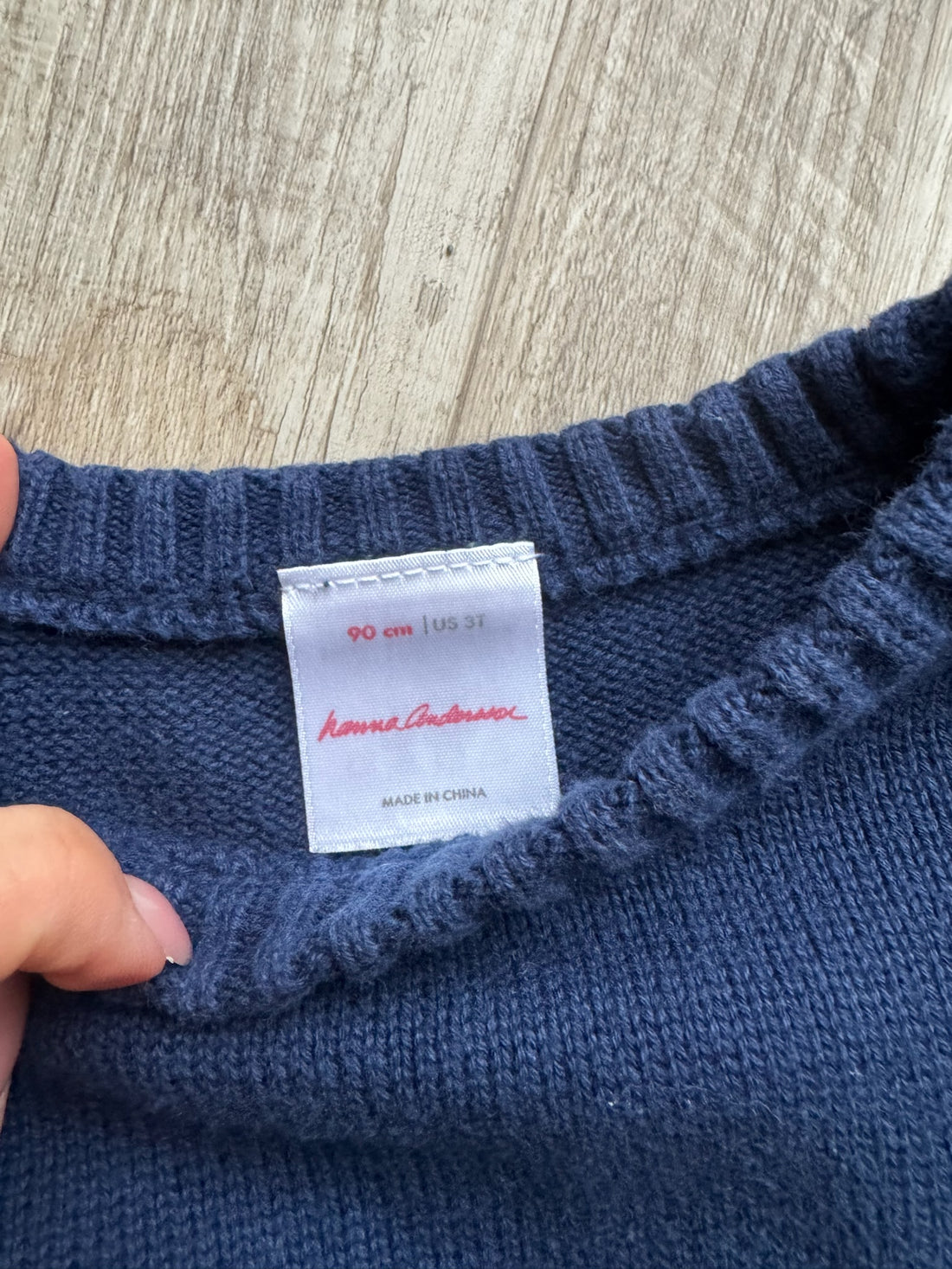 Hanna Andersson Navy Gnome Sweater