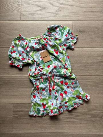 Boden Strawberry Romper - NEW