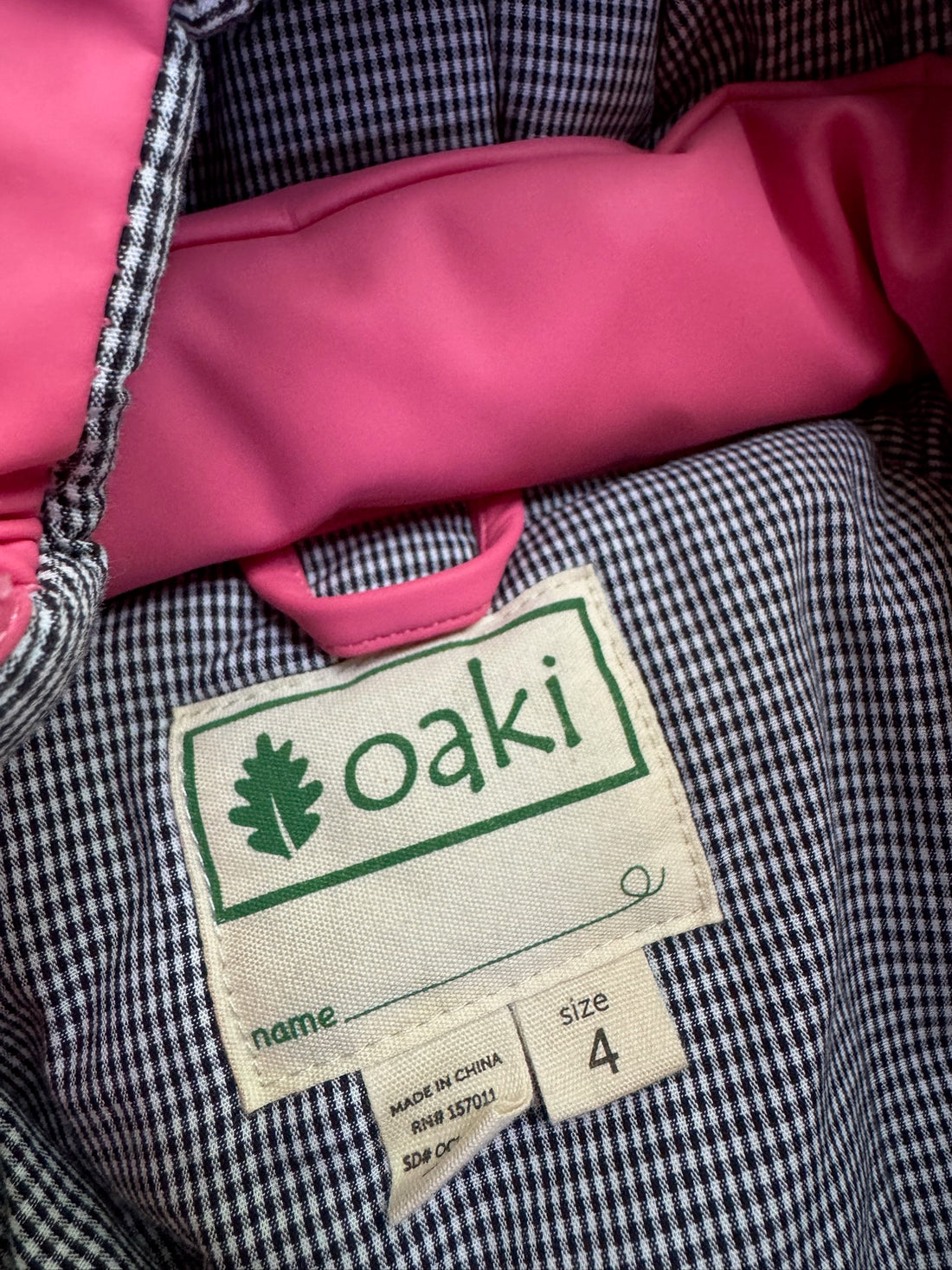 Oaki Pink Snowsuit