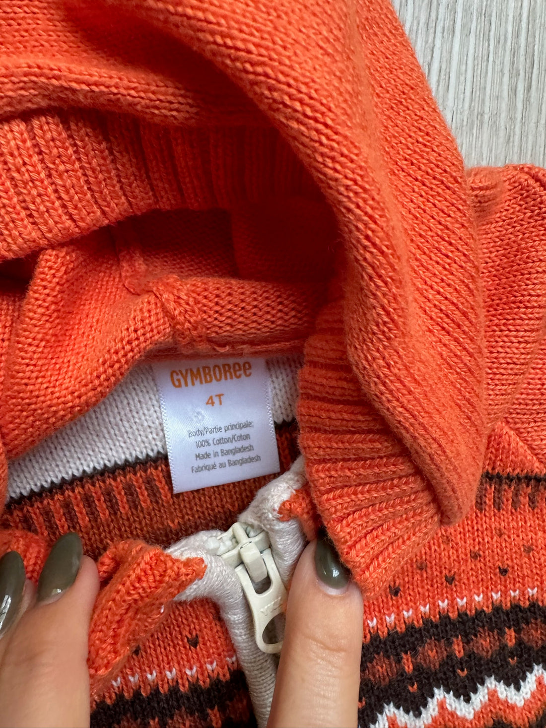 Gymboree Pumpkin Cardigan