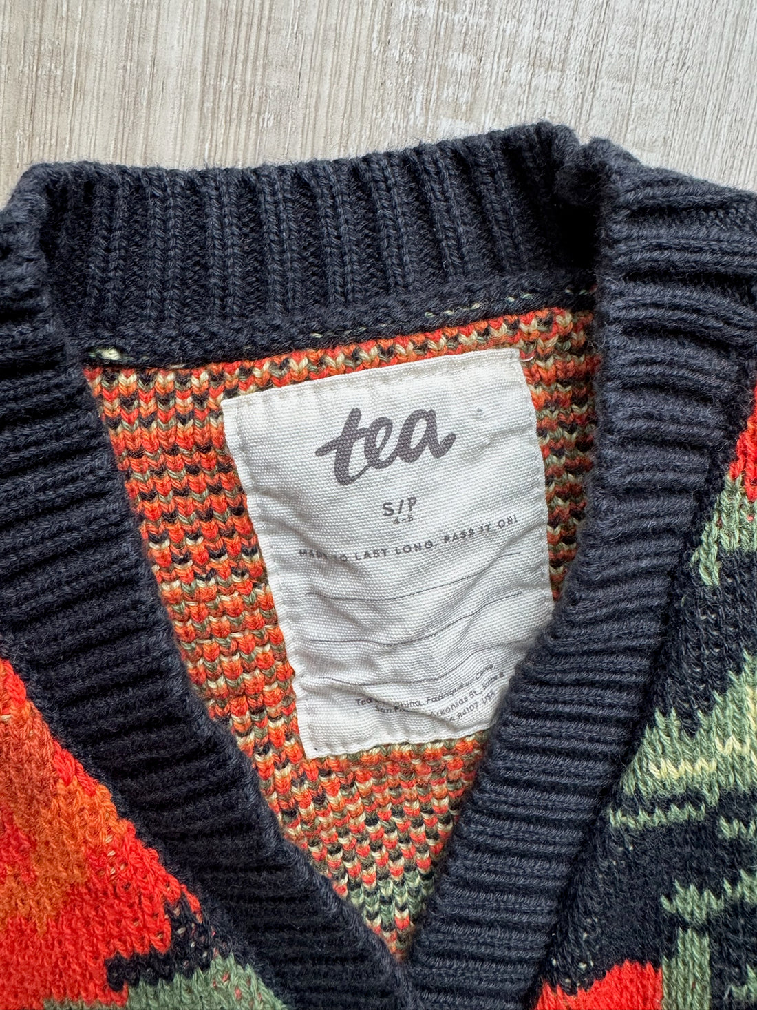 Tea Collection Rose Cardigan