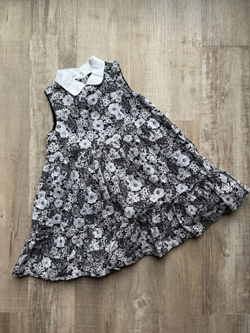Janie & Jack Black Floral Dress