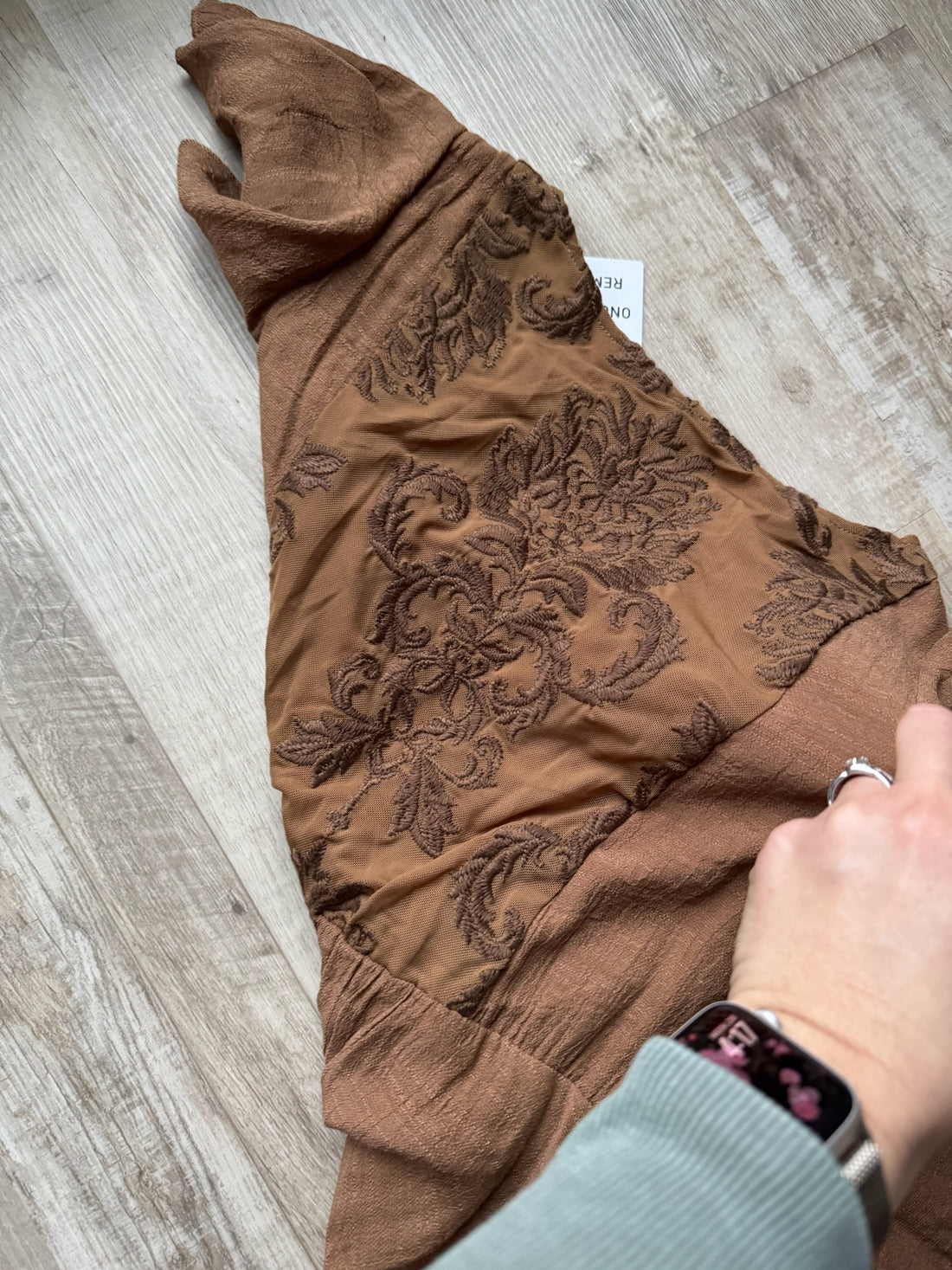 Mia Joy Brown Maxi Dress - NEW