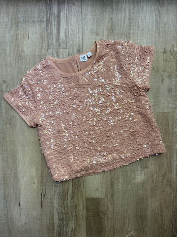 Gap Blush Sequins Top