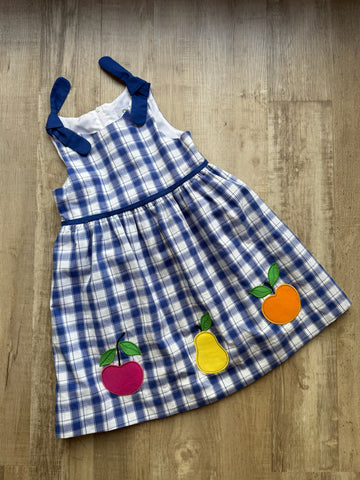 Florence Eiseman Blue Fruit Dress
