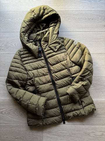 Bernado Green Puffer Coat