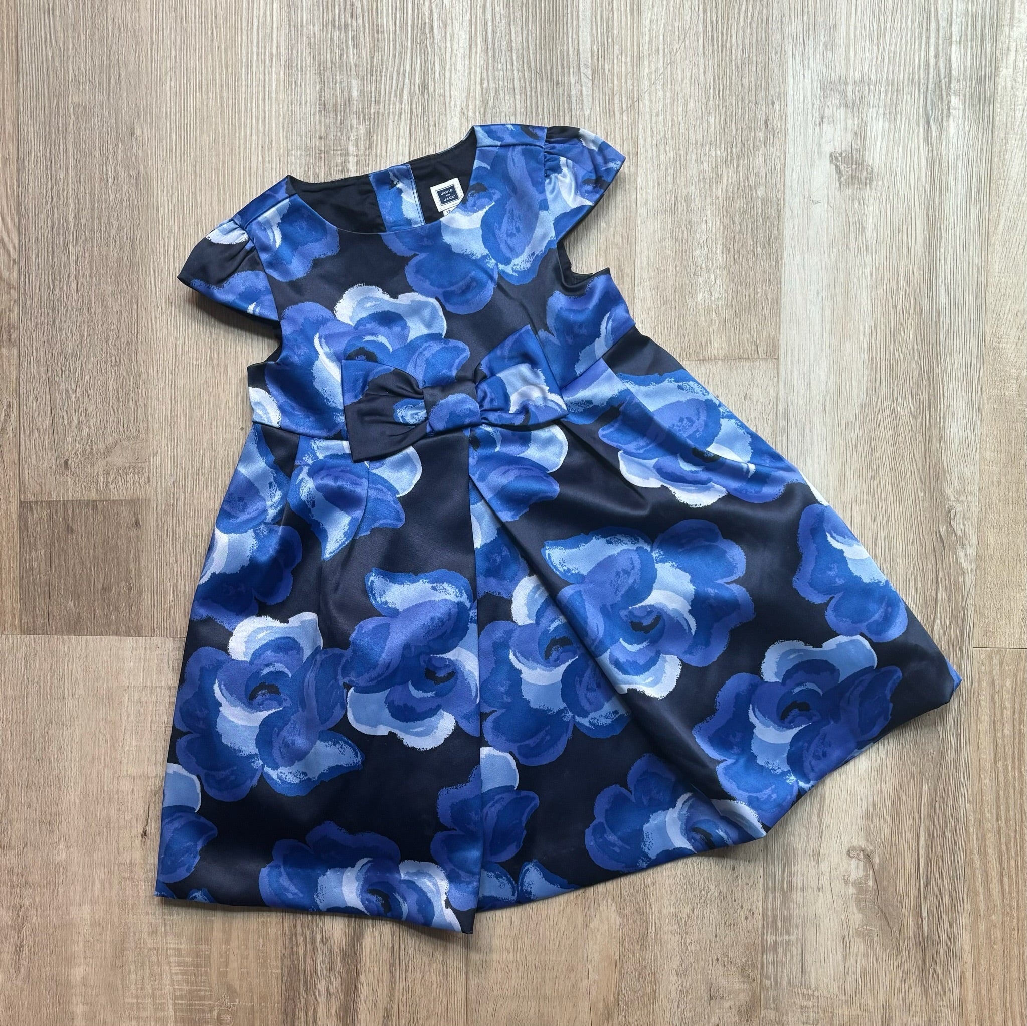 Janie & Jack Blue Floral Dress