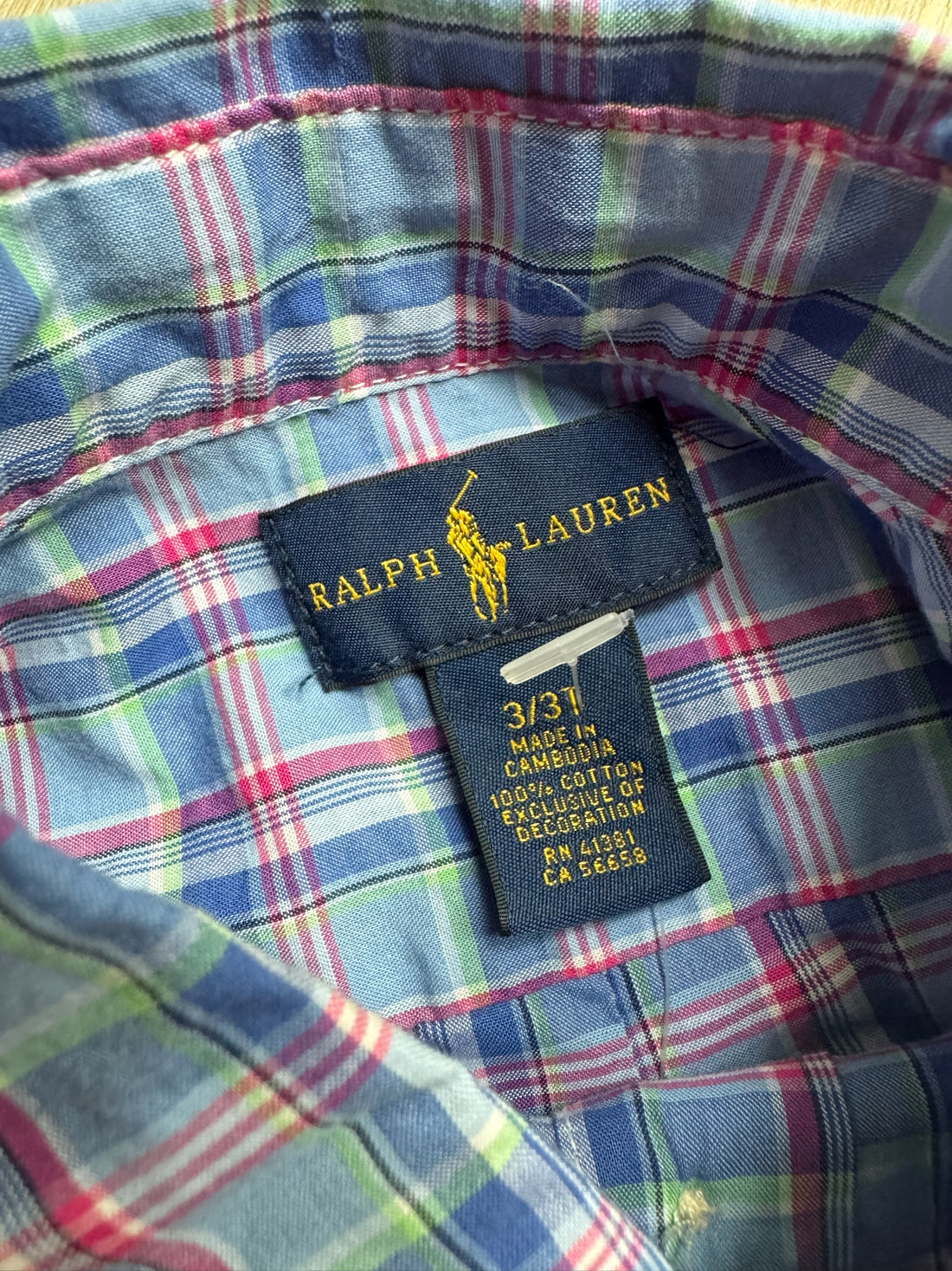 Ralph Lauren Plaid Button Down