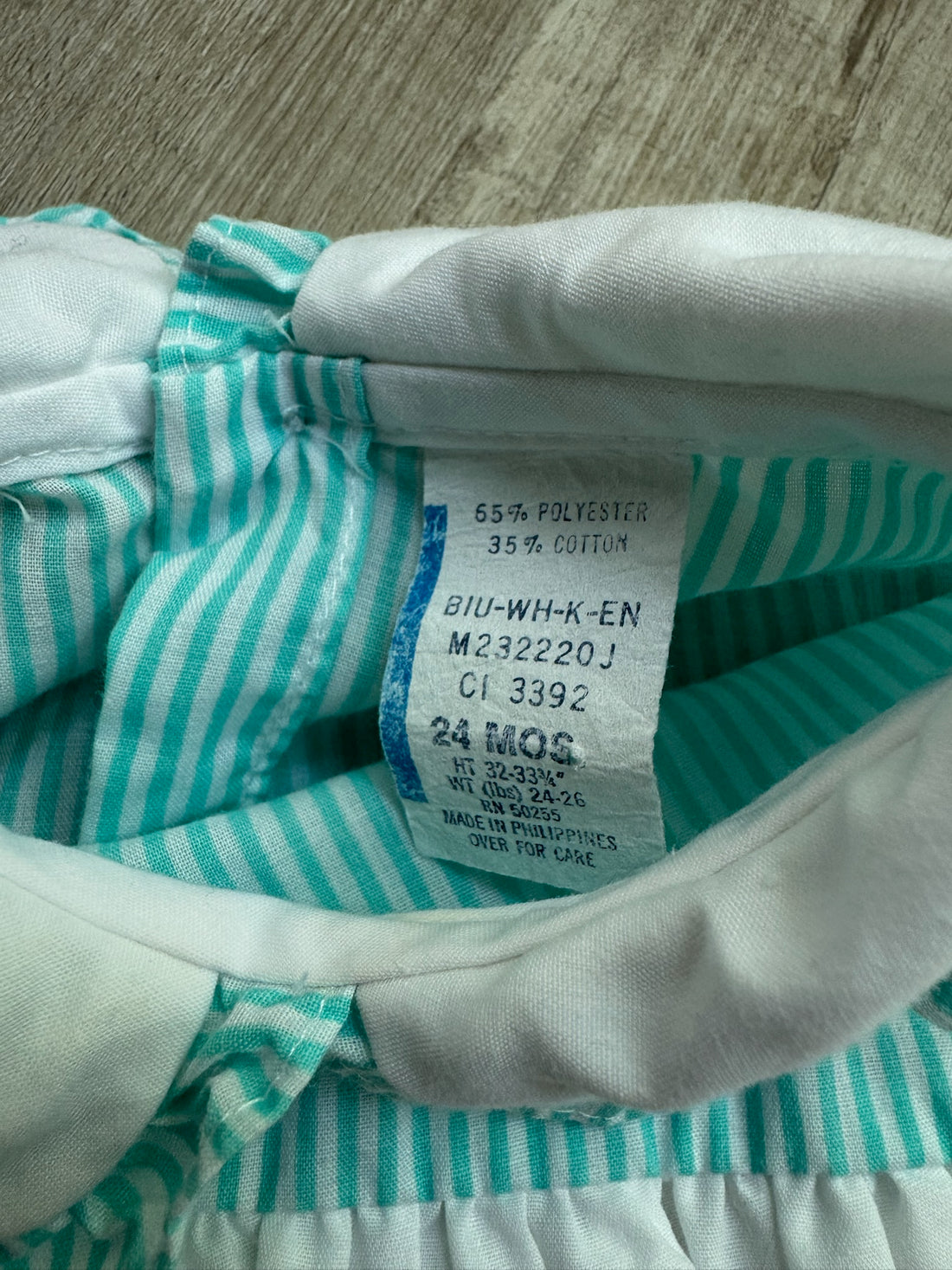 Vintage Blue & White Dress