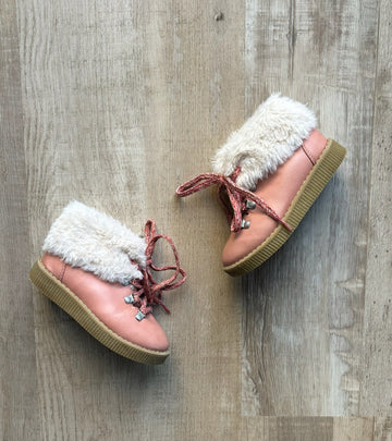 Zara Pink Booties